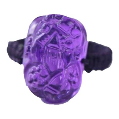 天然紫水晶戒指紫水晶戒面
