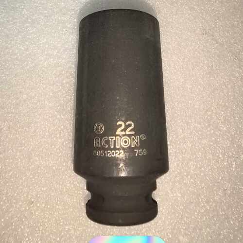 溢价-台湾霹雳马高强度套筒  3/8 M22 65mm长 订货
