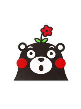 熊本熊亚克力3d立体儿童墙贴纸