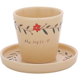 釉下彩餐具套装手绘小花甜品盘意面盘咖啡杯碟饭碗酸奶碗西餐沙拉