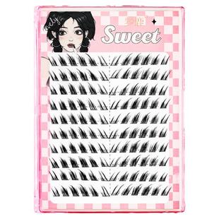 梦鹿清冷狐系单簇双簇分段式一片式女超自然假睫毛斜飞扬狐狸欧美