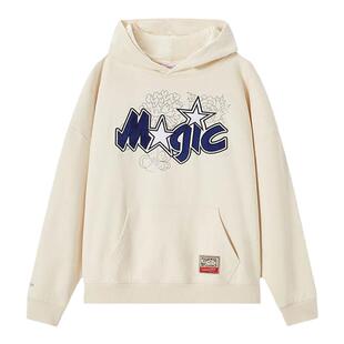 Mitchell&Ness卫衣魔术勇士湖人公牛美式连帽宽松运动卫衣男MN