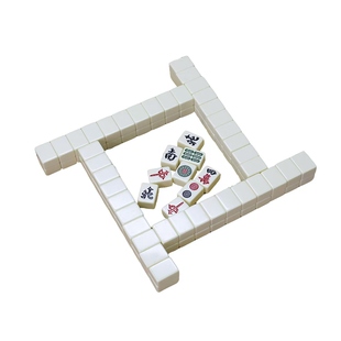 家用手搓四川麻将牌正一级无瑕疵单色42mm象牙黄色全套大中小号