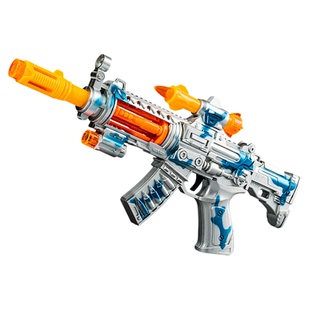 儿童玩具枪批发电动音乐机关枪声光冲锋枪男孩枪玩具批发夜市