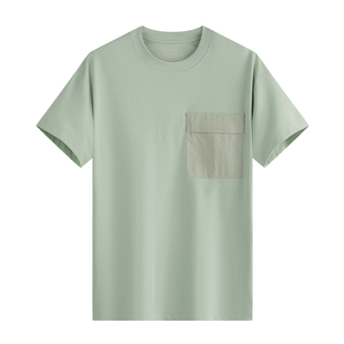 【COOLMAX凉感微阔落肩t恤】霞湖世家UPF50+圆领短袖191A