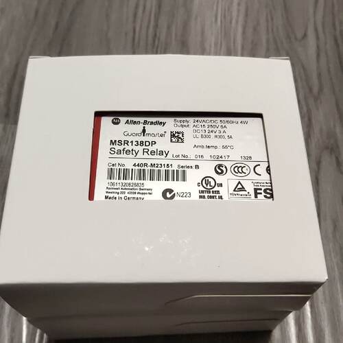 议价全新AB罗克韦尔安全继电器MSR138DP 440R-M23151型号全欢迎谘