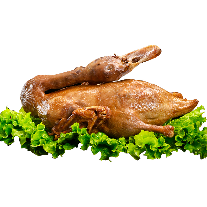 張汪板鴨呱呱燒鴨山東棗莊特產(chǎn)整只鹵味滕州特產(chǎn)新鮮現(xiàn)鹵散養(yǎng)老鴨