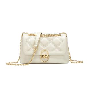 情人节礼物Cnoles蔻一菱格链条包包女式新款高级感单肩斜挎包女