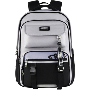 2026新款书包初中生大容量中学生高中男孩减负护脊双肩高颜值结实