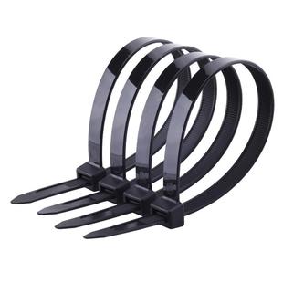 扎带尼龙 扎带固定器 强力卡扣大号扎线带黑色自锁式塑料捆绑绳锁