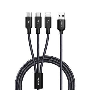 品胜充电头5v2a慢充适用苹果蓝牙耳机智能门锁手表安卓台灯音响打火机USB直充电插头低功率三合一数据充电线
