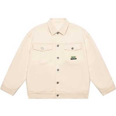 工装外套刺绣男女同款潮牌亲子装