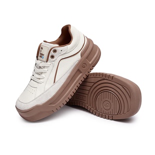 【孟子义同款】GONGJI方头鞋原创小众厚底增高板鞋女软底运动鞋子