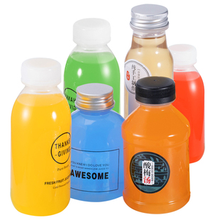 pp食品级耐高温塑料瓶一次性饮料瓶茯苓膏瓶果汁瓶热饮瓶奶茶瓶子