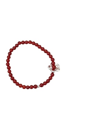新中式S925纯银红玛瑙手链