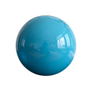 金属彩色空心圆球商城橱窗diy装饰球摆件天蓝色球不锈钢球圣诞球
