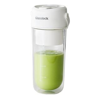 Glasslock榨汁杯双层保冷便携式榨汁机无线小型可碎冰玻璃果汁机