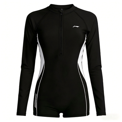 李宁泳衣女防晒竞速游泳馆专用