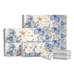 糖糖妈咪50包手帕纸巾便携式抽纸小包面巾纸随身装纸抽迷你纸手帕