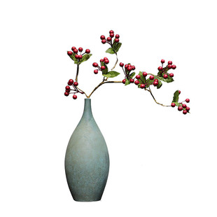 新中式陶瓷禅意花瓶摆件现代创意客厅玄关插花电视柜复古家居装饰