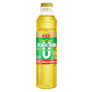 金龙鱼零反式脂肪鲜榨玉米香玉米胚芽油400ml 非转基因压榨玉米油