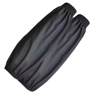 加长皮革防水防油袖套男女防脏套袖成人工作耐磨袖头厨房护袖家用