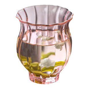 北大史玻璃品茗杯女主人杯莲花茶杯个人专用喝茶杯子家用功夫茶杯