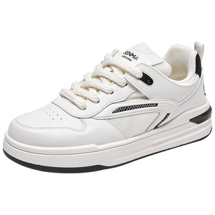 森马小白鞋男款2025新款秋季透气厚底增高青少年高级感休闲板鞋子