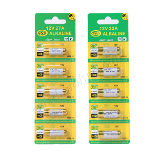 23A12V电动车库卷帘门遥控器门铃12v27a点读笔引闪器吊灯碱性电池