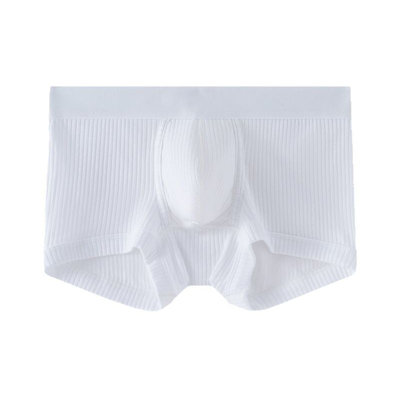 男士纯棉平角螺纹棉舒适透气