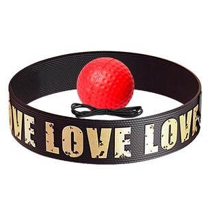 头戴式拳击反应球老年人成人中老年健身回弹球泰森球速度训练球