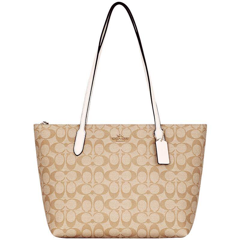COACH/蔻驰新款女士zip30托特包