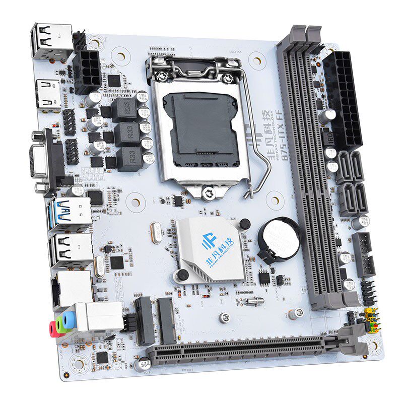 ITX全新H61H81B75B85H310H510迷你主板CPU套装M.2台式电脑主机