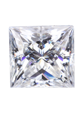 公主方正方形四方形莫桑石八心八箭莫桑钻裸石裸钻异形莫桑