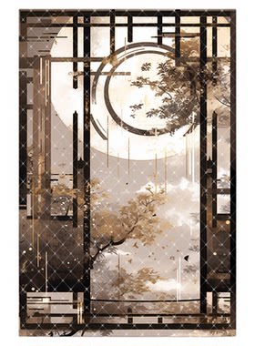 古风分装手帐胶带三渡文创造景