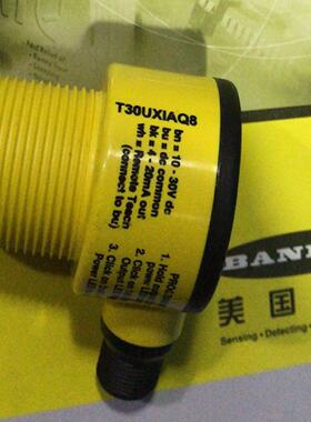 议价T30UXIAQ8 T30UXIA邦纳BANNER超音波感测器4-20mA电流模拟量