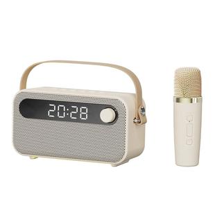 艾硕美话筒音响一体麦克风唱歌全民K歌蓝牙音箱家用庭ktv显示歌词