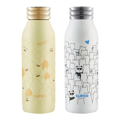 苏泊尔纯色贴纸316L不锈钢保温杯