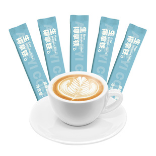 喵星探三合一速溶咖啡粉蓝山拿铁大袋咖啡餐饮咖啡馆5斤商用批发