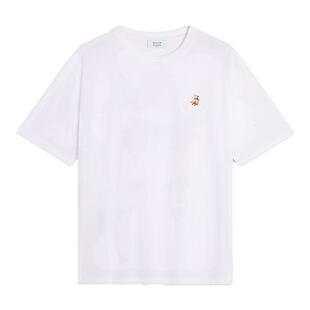 MAISON KITSUNE 小狐狸26春夏男士韩系通勤宽松短袖T恤衫银泰百货