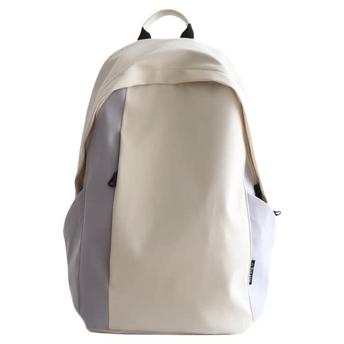 NR轻便大容量双肩包女撞色书包初中女生大学生男休闲旅行双肩背包