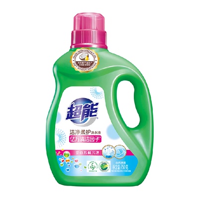 超能洁净柔护洗衣液快洗无残留
