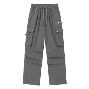 贵人鸟加绒工装裤子男2025年秋冬季直筒裤男士伐木裤男款保暖长裤