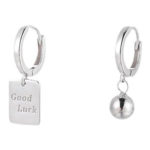 Z小姐 不对称耳扣耳钉夏季女小众设计感纯银耳钉2024年新款潮耳饰