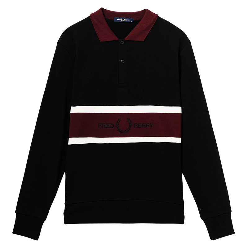 FREDPERRY翻领卫衣英伦学院风