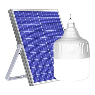 新款太阳能充电灯泡户外家用超亮庭院灯室内专用照明灯一拖二吊灯