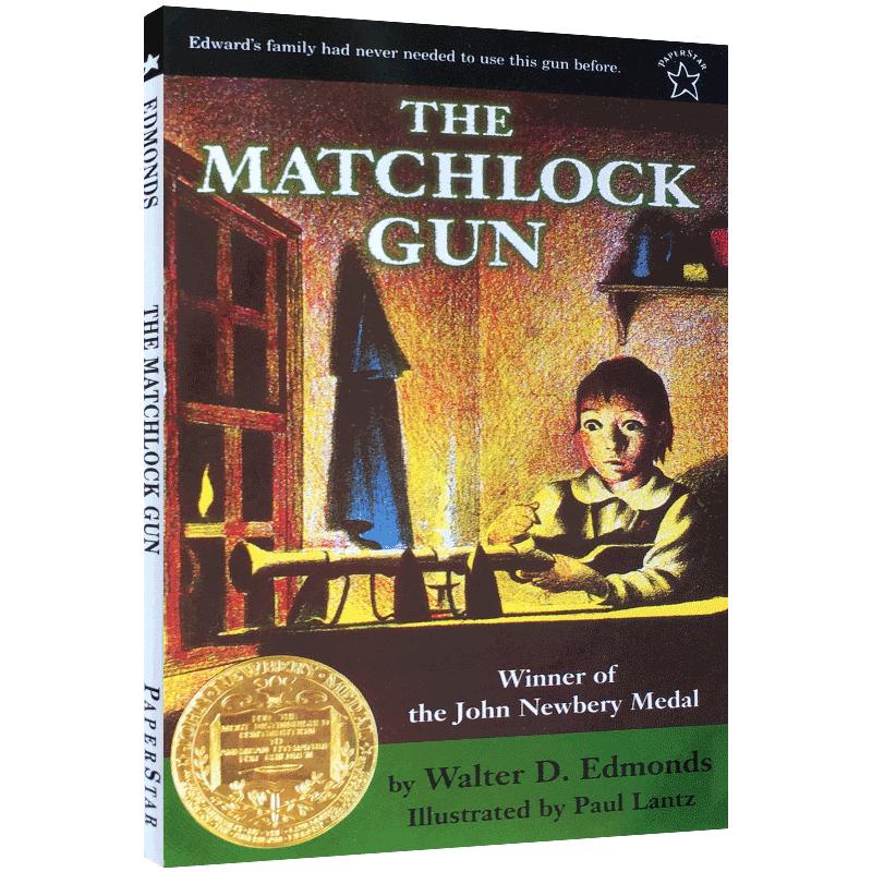 送音频 英文原版 火绳枪The Matchlock Gun 1942年纽伯瑞金奖 纯英文版儿童文学获奖作品 中学生英语课外阅读读物 Penguin出版