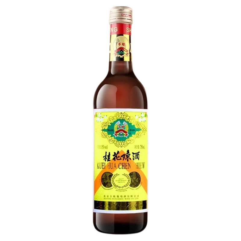 北京特产丰收桂花陈酒甜葡萄酒老北京回忆丰收桂花陈750*2瓶包邮