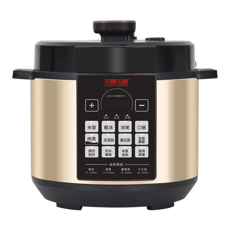 双喜陶瓷釉不粘内胆电压力锅4-6L