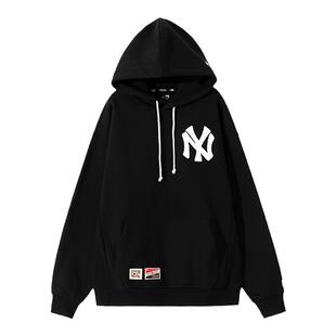 NewEra纽亦华男女MLB运动潮流NY连帽透气加绒休闲卫衣12558002